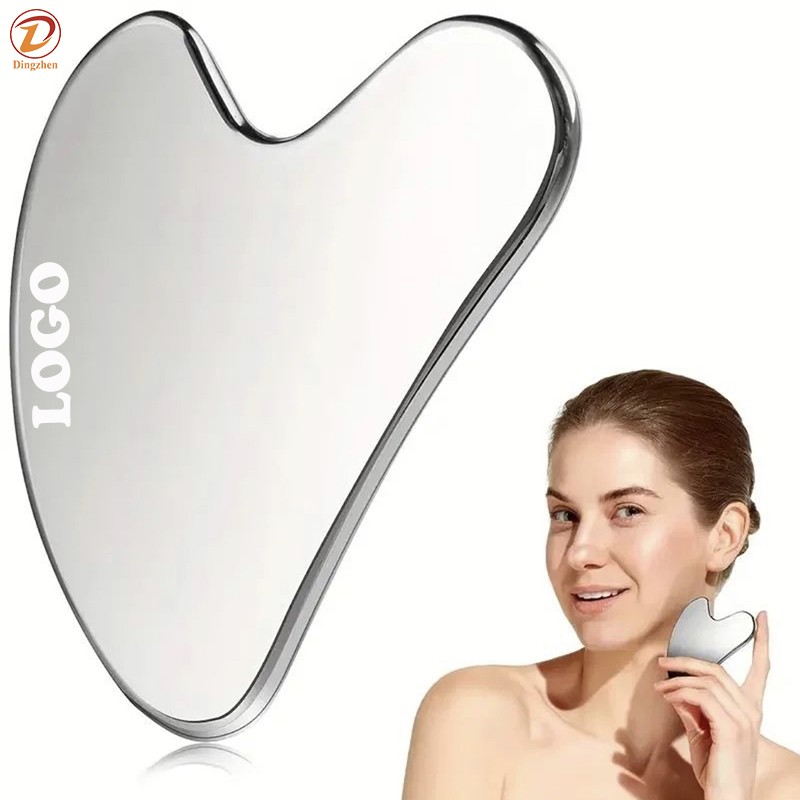 Gua Sha Tool Supplier - Custom Logo Stainless Steel Scraping