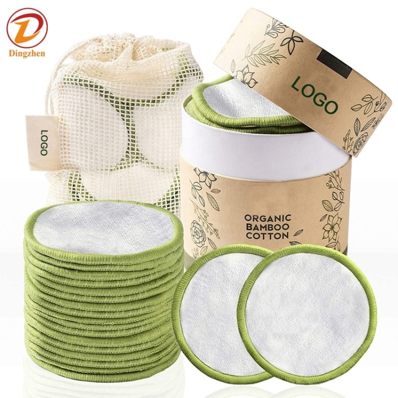 Bamboo Makeup Remover Pads Supplier - Custom Logo Natural Cotton
