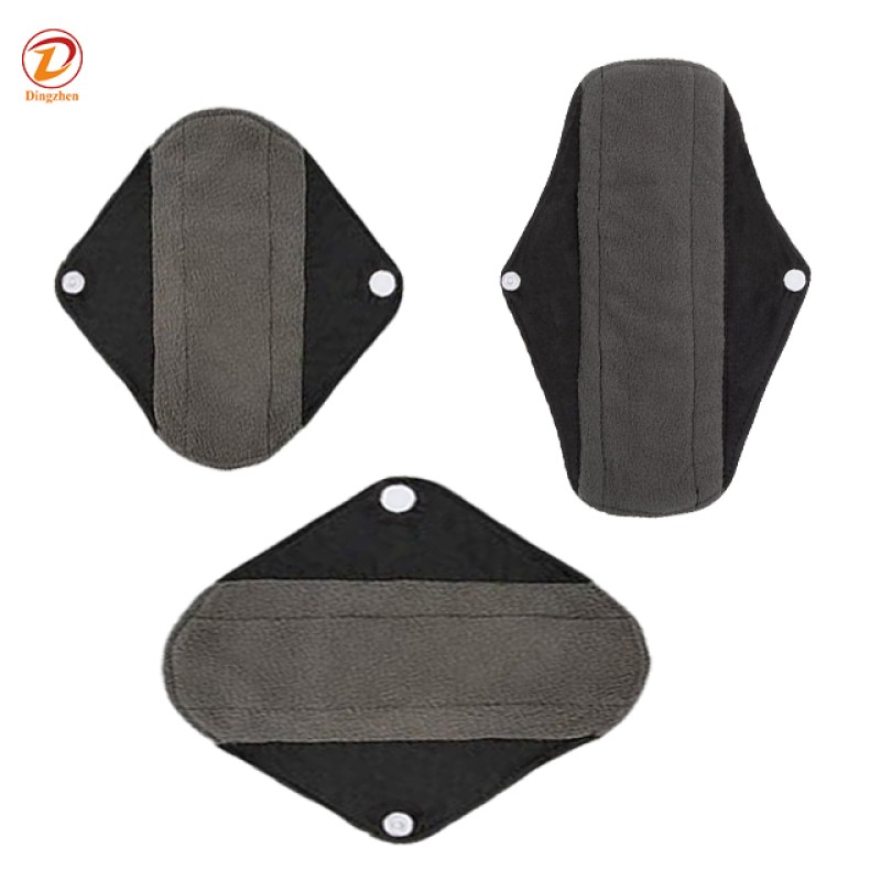Menstrual Pads Factory - Washable Bamboo Charcoal Cloth