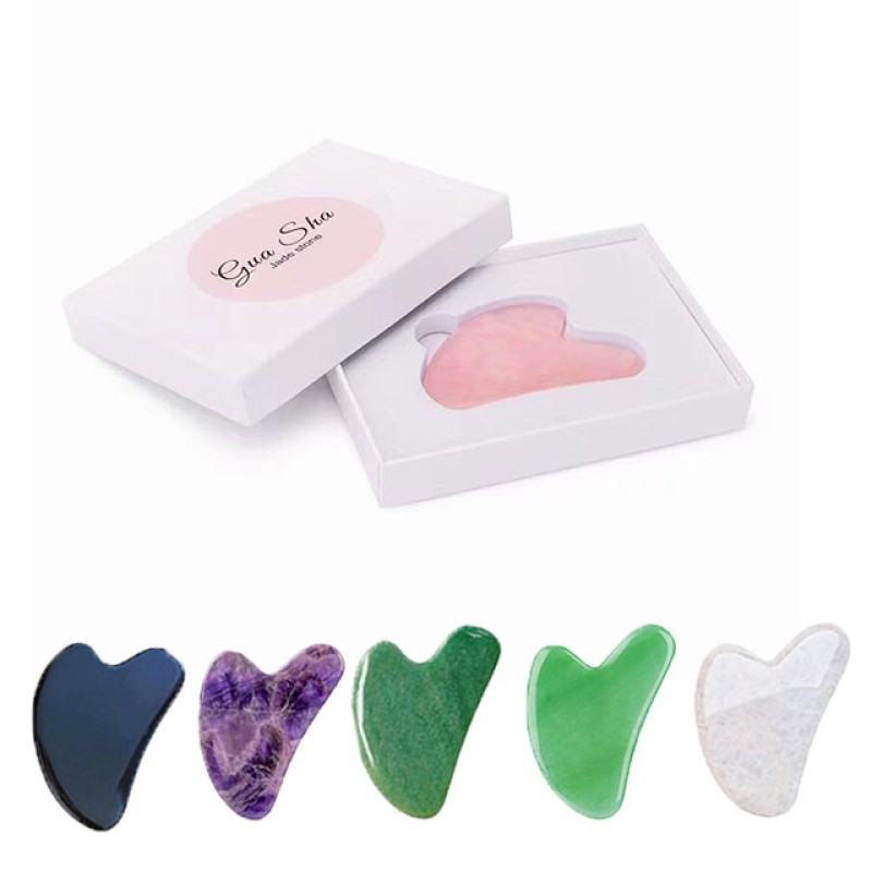 Gua Sha Tool Supplier - Natural Jade Jawline Sculpting