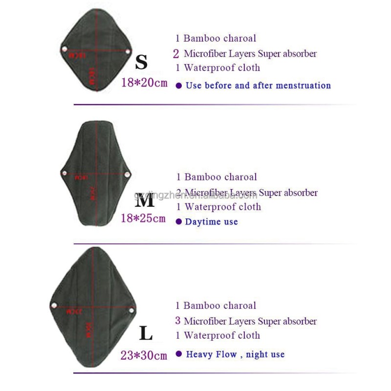 Menstrual Pads Manufacturer - Eco Friendly Washable Bamboo