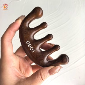 Wood Comb Factory - Natural Sandalwood Wide Tooth Massage