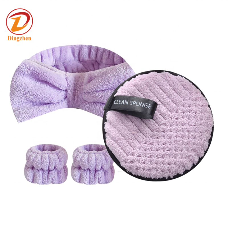 Skincare Set Factory - Custom Packing Headband Wristband Pads