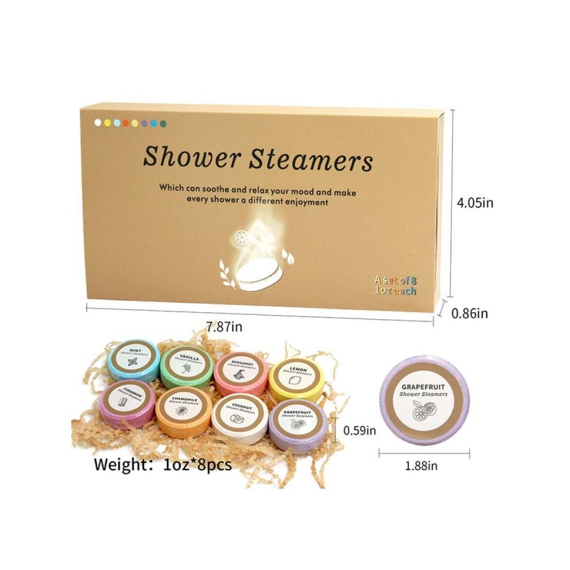 Shower Steamers Factory - 8PCS Scented Aromatherapy Fizzies