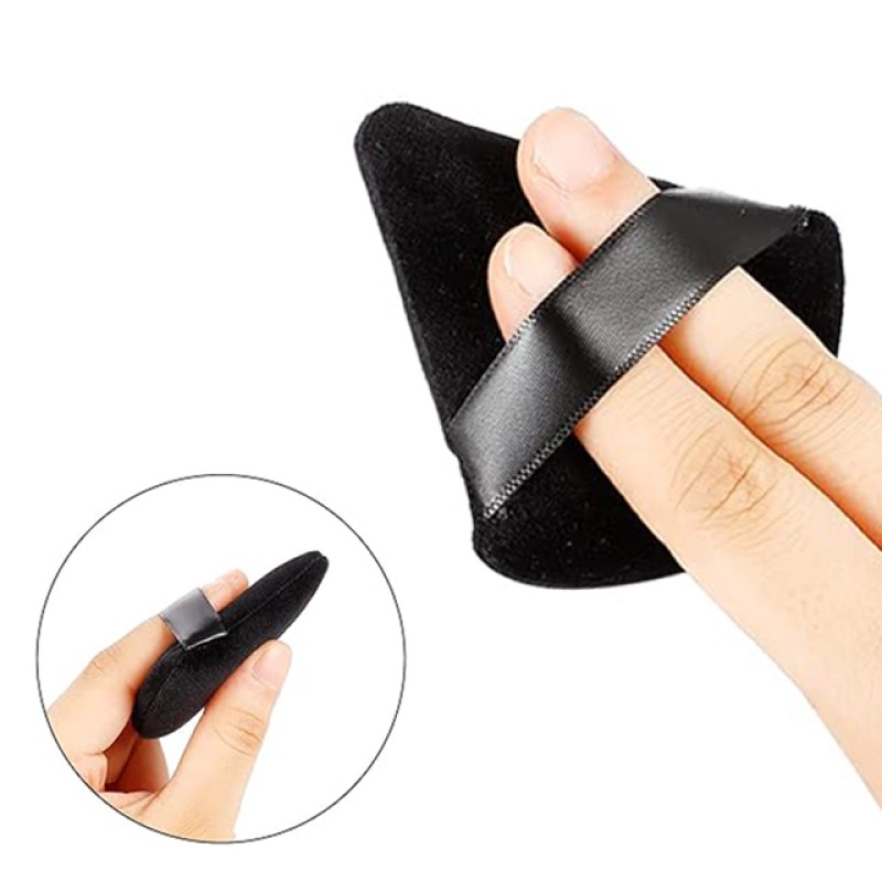 Powder Puff Supplier - Custom Black Triangle Applicators