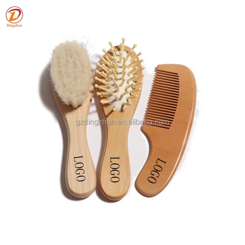 Baby Brush Set Factory - Soft Bristle Goat Hair Comb