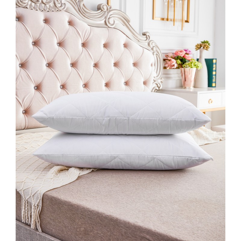 Pillow Case Manufacturer - Reusable White Zipper Style