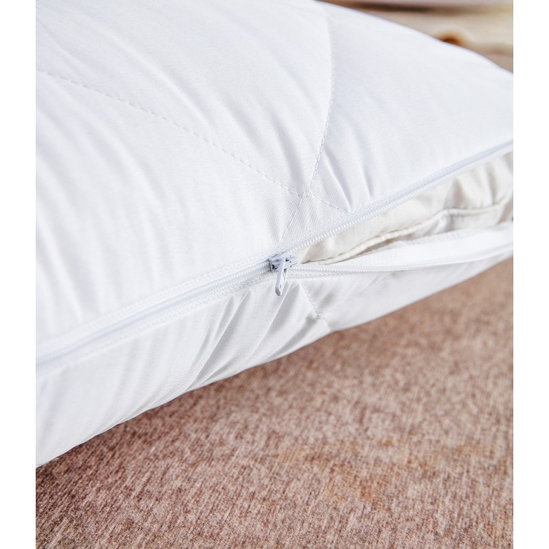 Pillow Case Manufacturer - Reusable White Zipper Style
