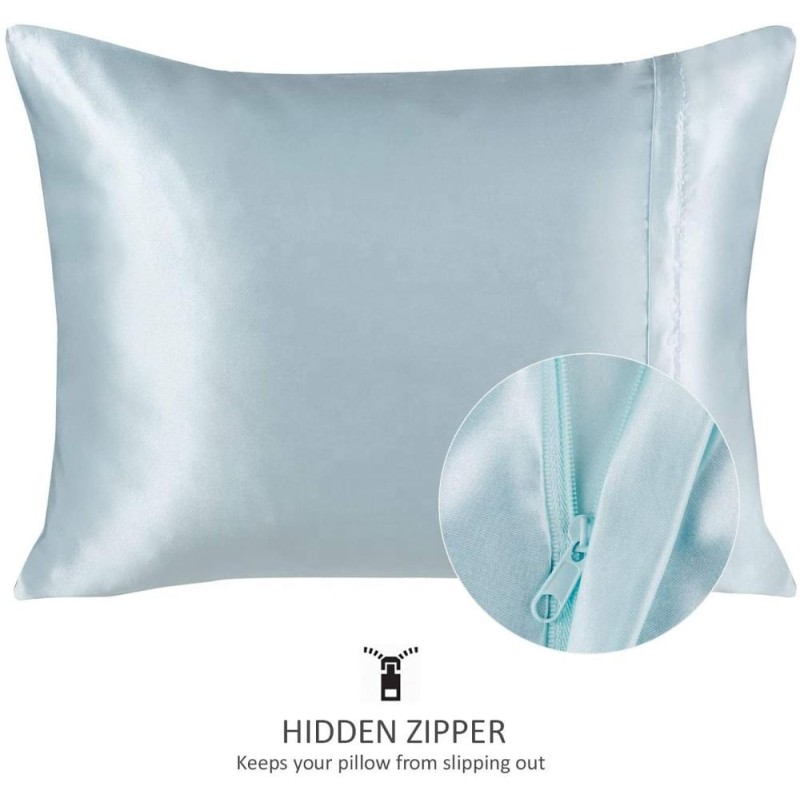 Luxury Pillowcase Supplier - Custom Kissenbezug Satin Zipper