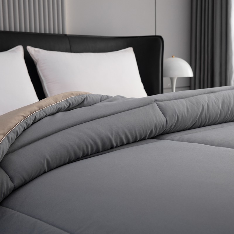 Reversible Comforter Factory - Couette De Lit Microfiber Quilt