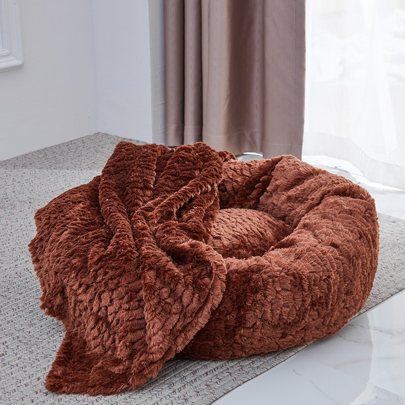 Pet Bed Cover Supplier - Fluffy Anti Slip Washable Removable
