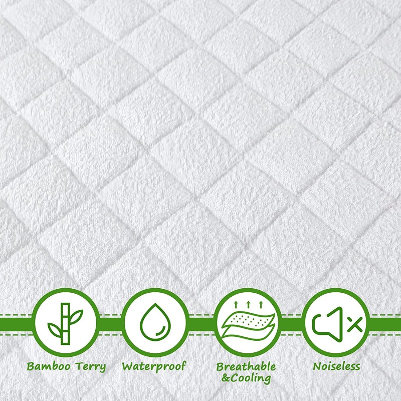 Mattress Topper Factory - Hypoallergenic Sprei Quilted Pad