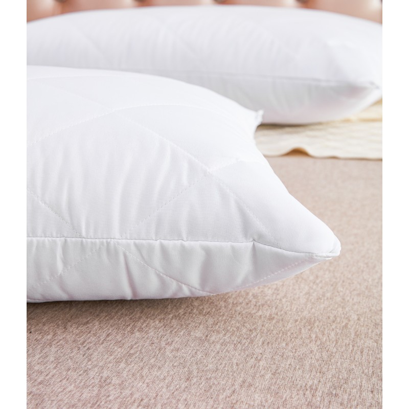 Pillow Case Manufacturer - Reusable White Zipper Style