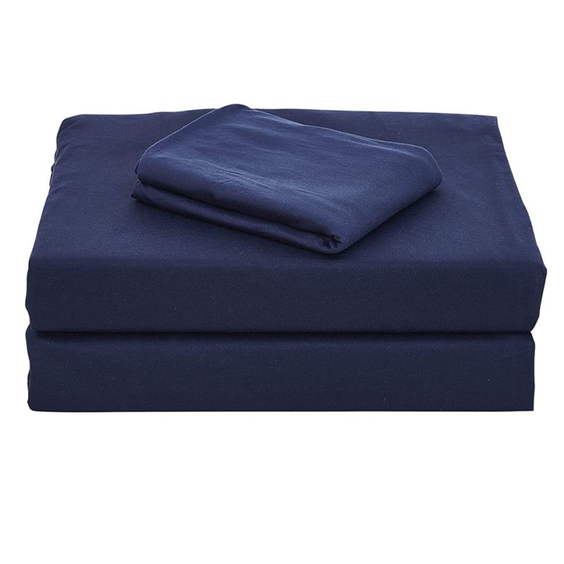 Microfiber Bedding Supplier - 4Pcs Brushed Linen Sheet Set