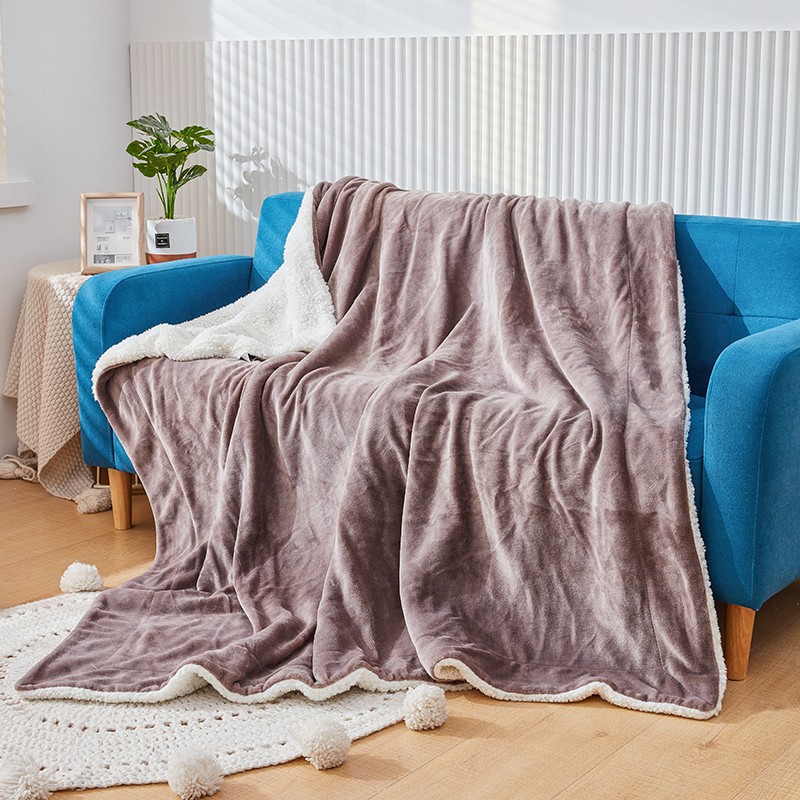 Faux Fur Blanket Factory - Microfiber 100% Polyester Warm