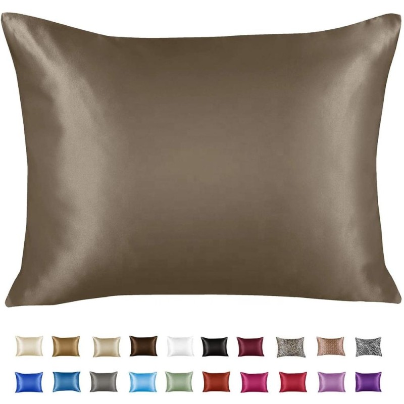 Luxury Pillowcase Supplier - Custom Kissenbezug Satin Zipper
