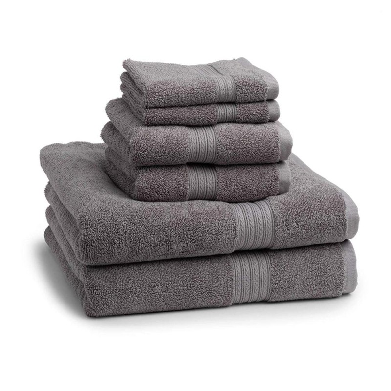 Bath Towel Set Manufacturer - 6 Piece Luxury Bamboo Cotton