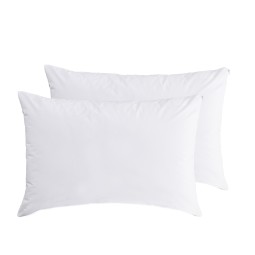 Washable Pillow Case Factory - Washable White Zipper Style