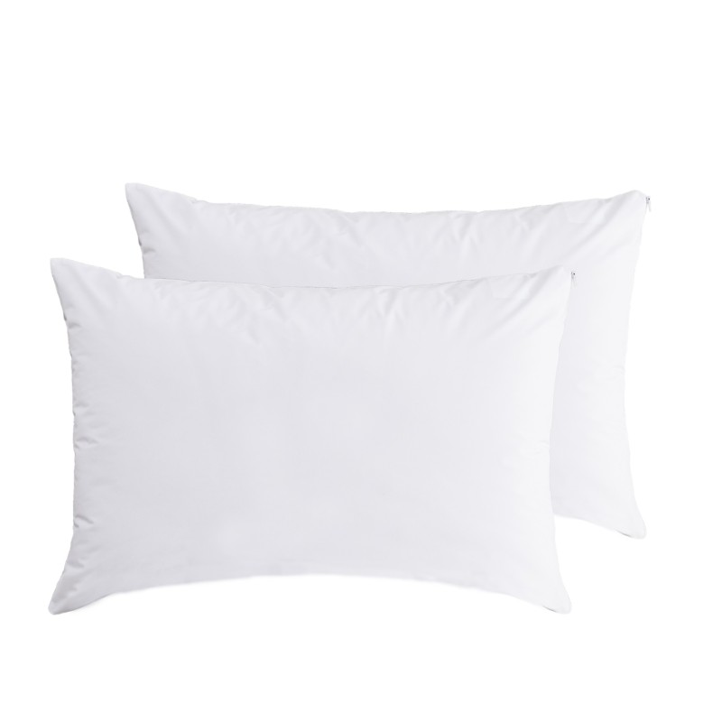 Washable Pillow Case Factory - Washable White Zipper Style