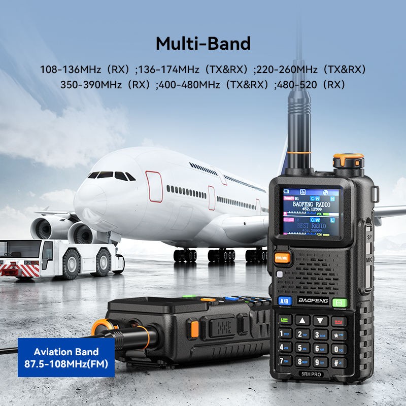 Walkie Talkie Factory - Baofeng UV-5RH PRO OEM Six-Band