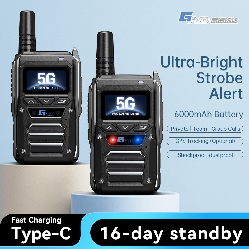 Walkie Talkie Factory - 6000mAh POC 4G OEM Two-Way Radio