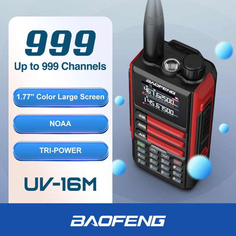 Walkie Talkie Factory - Baofeng UV-16M V2 OEM Dual-Band