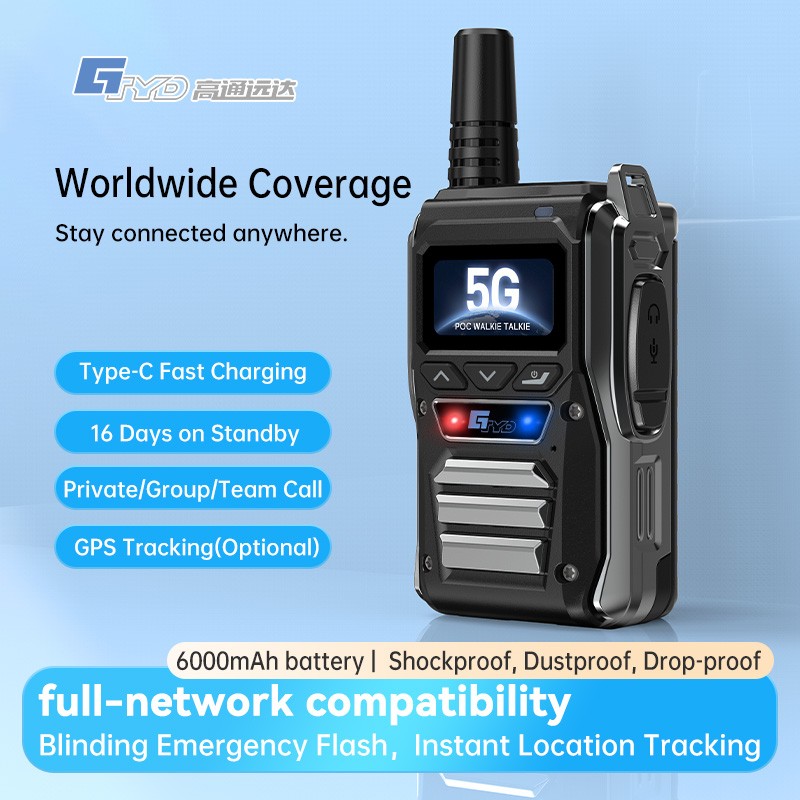 Walkie Talkie Factory - 6000mAh POC 4G OEM Two-Way Radio
