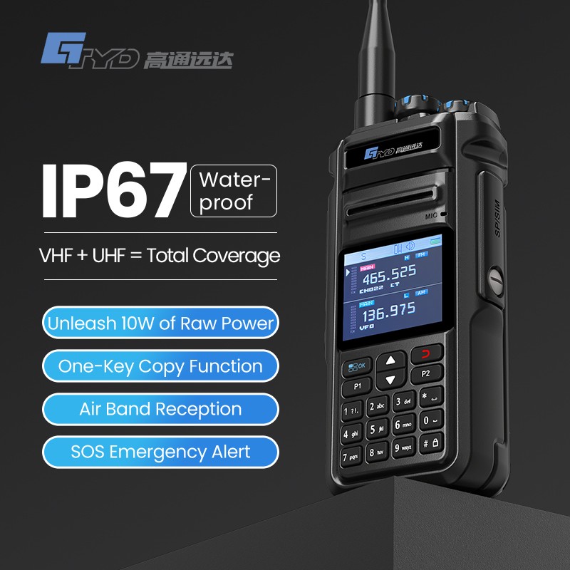 Walkie Talkie Manufacturer - 10W IP67 Waterproof OEM Two-Way Radio