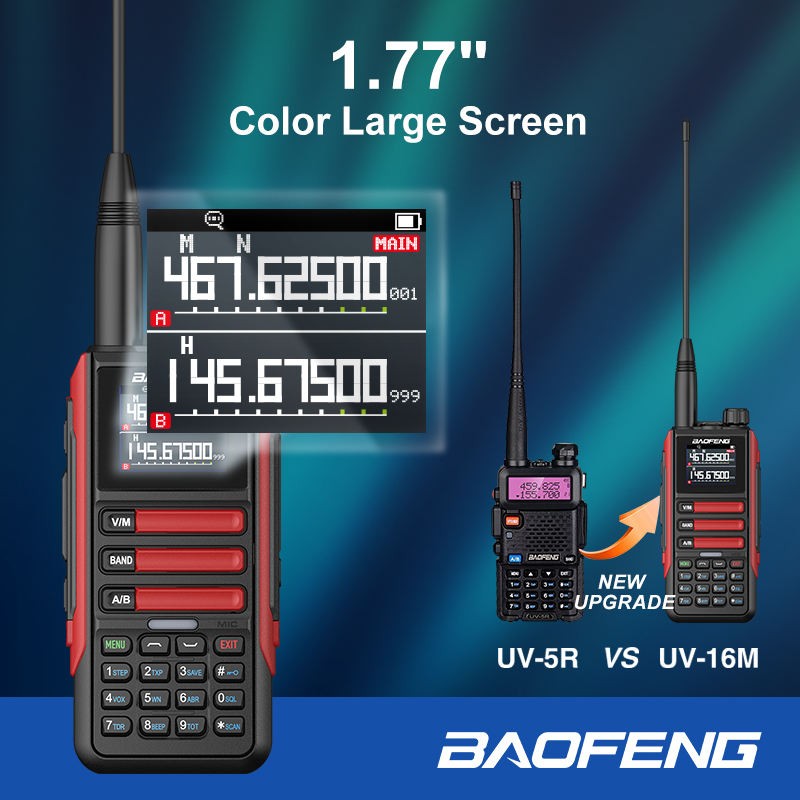 Walkie Talkie Factory - Baofeng UV-16M V2 OEM Dual-Band