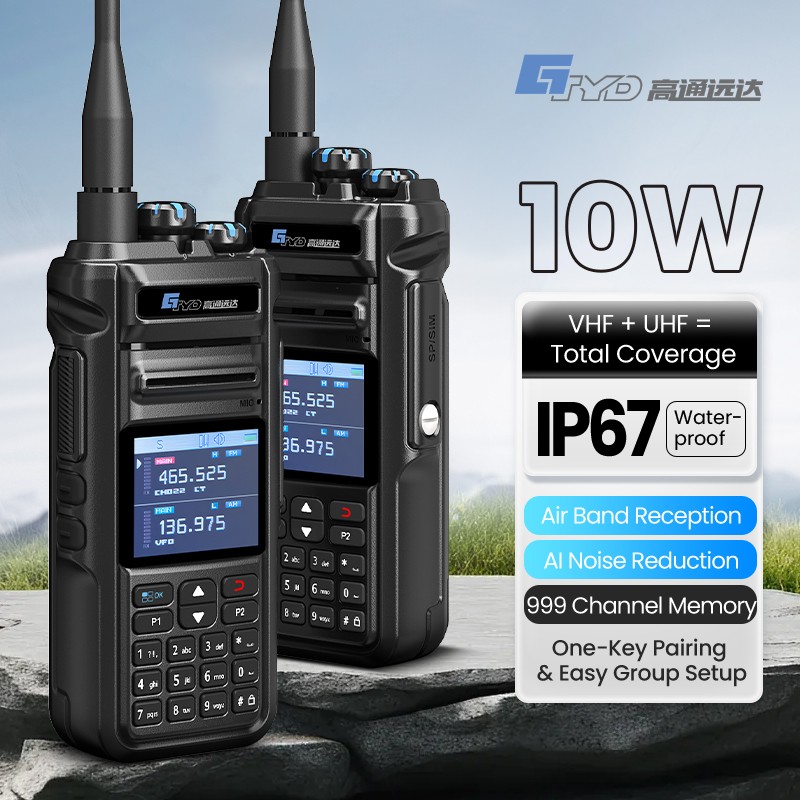 Walkie Talkie Manufacturer - 10W IP67 Waterproof OEM Two-Way Radio