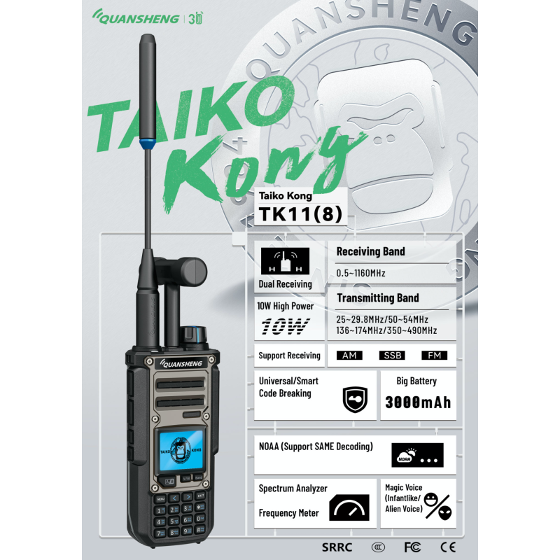 Shortwave Radio Manufacturer - OEM 10W Spectrum Analyzer