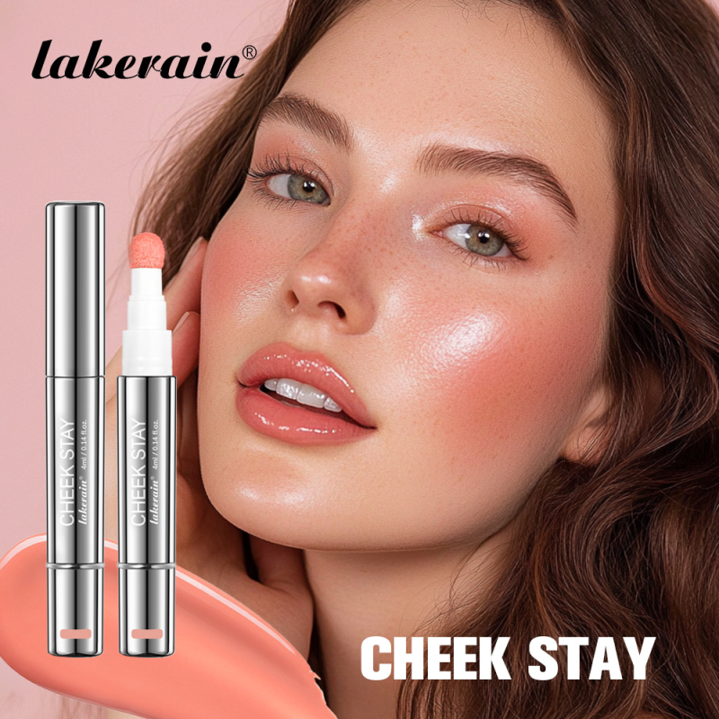 Lakerain Mineral Liquid Blush Pen Cross-Border Silky Long-Lasting Cream Not Easy to Remove Makeup Brightening Complexion