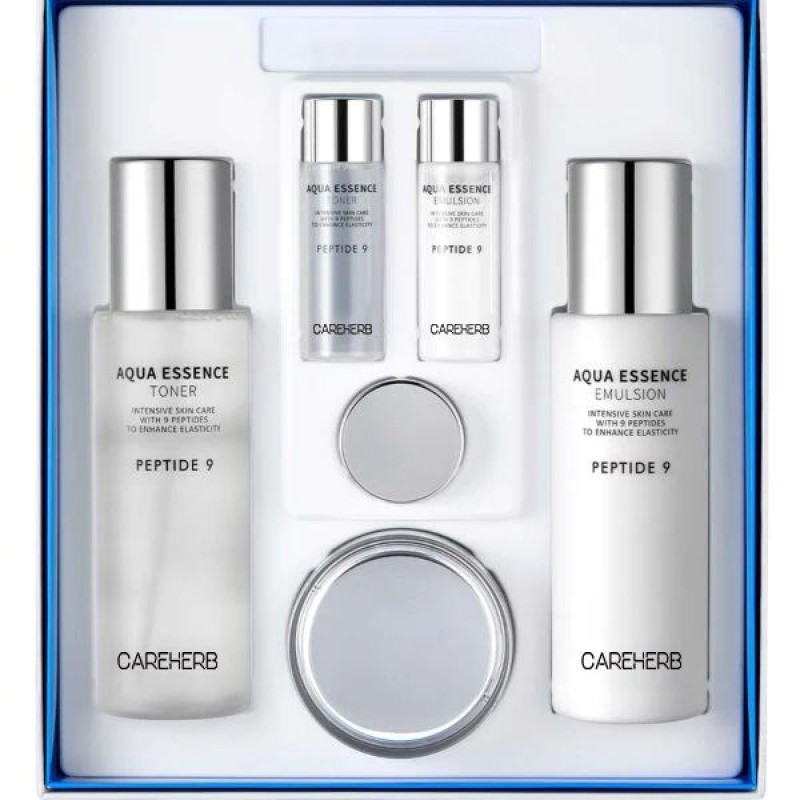 Organic Premium Skin Care Set for Adults Anti-Wrinkles & Glowing Moisturizer Peptide 9 Face Use