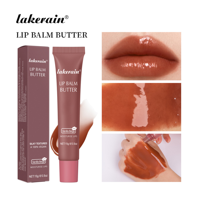 High Quality 15g Mineral Cream Lip Balm Fruit Flavored Butter Cross-Border Trade Durable Cute Moisturizing Hydrating Tint