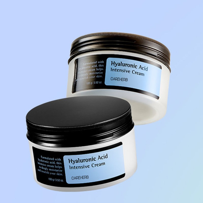 Long-Lasting Hydration Face Cream with Hyaluronic Acid Cosmetic Intensive Skin Care Set