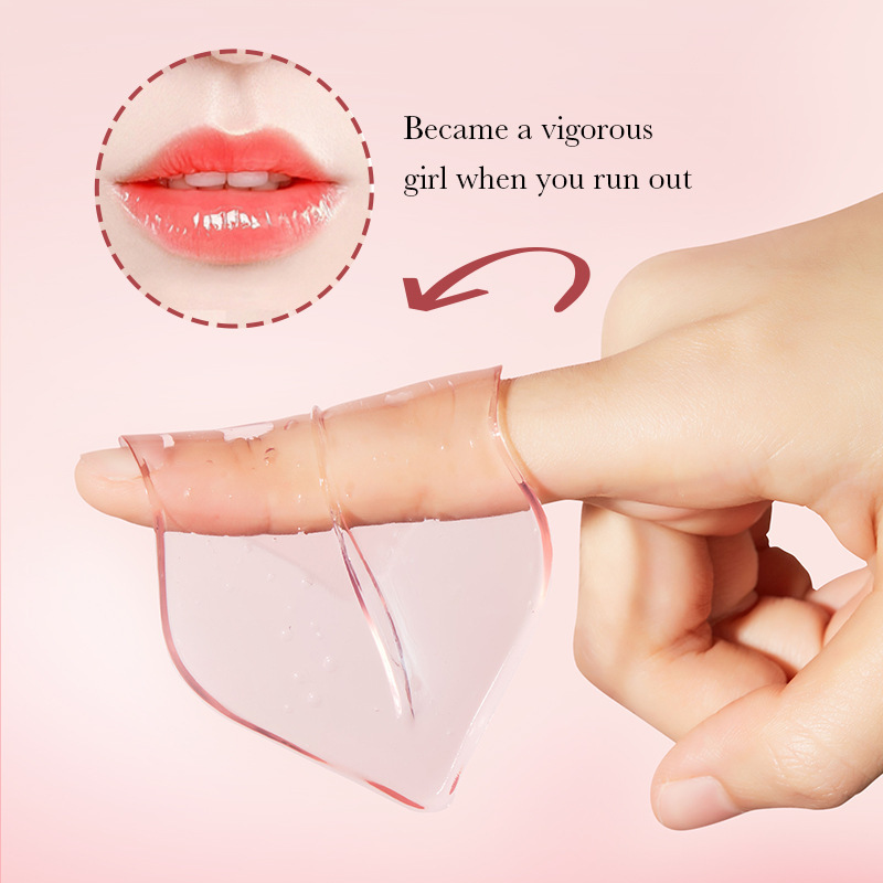 Autumn Winter Sadoer Cherry Pink Lip Mask Series Nourishing Aloe Vera Lip Care Sheet Fruit Lip Mask Wholesale