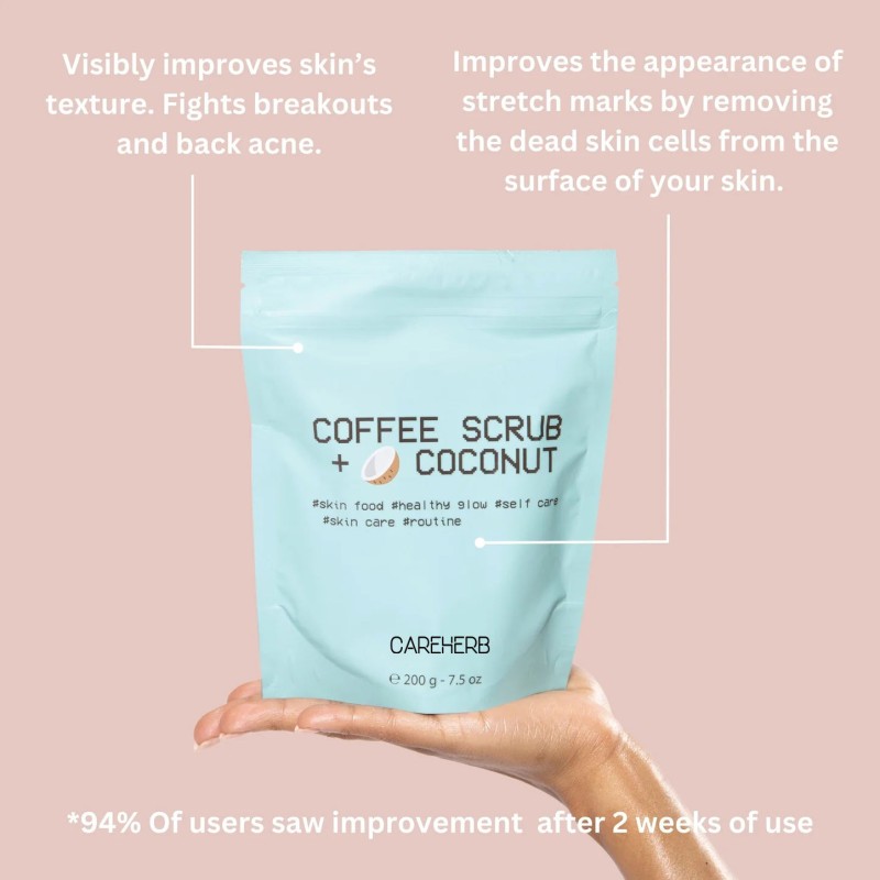 Custom Organic Coffee Scrub Coconut Body Scrub Set Natural Against Cellulite Stretch Marks Scars Acne Exfoliating Face Body Care