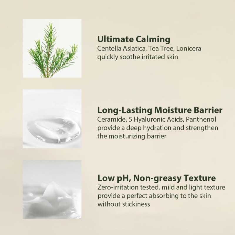 Vegan Hydration Hyaluronic Acid Ceramide Face Cream Korean Reducing Black White Head Instantly Calming Moisture Skin Care Set