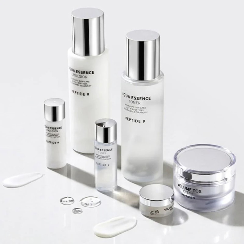 Organic Premium Skin Care Set for Adults Anti-Wrinkles & Glowing Moisturizer Peptide 9 Face Use