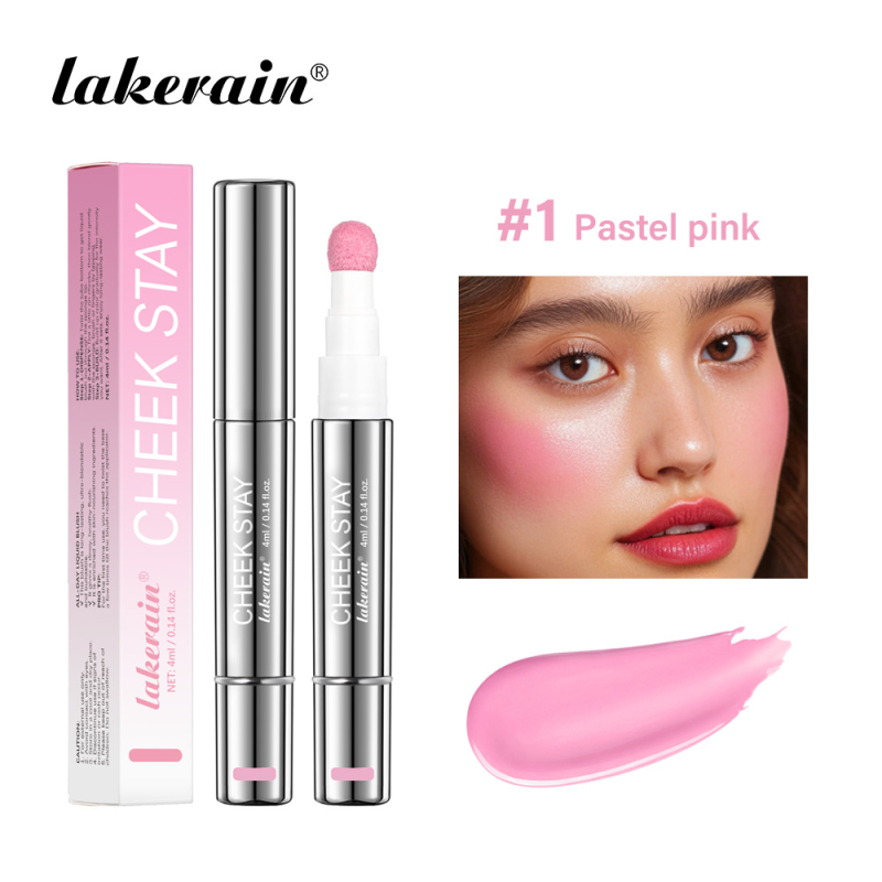 Lakerain Mineral Liquid Blush Pen Cross-Border Silky Long-Lasting Cream Not Easy to Remove Makeup Brightening Complexion