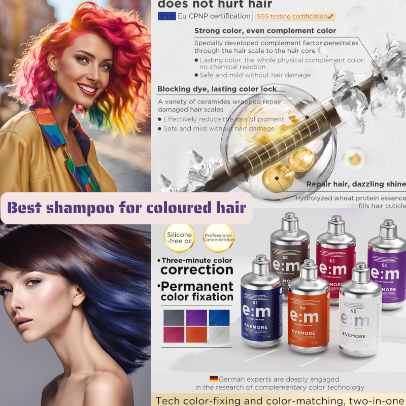 EU Authoritative Certification Two-in-One Argan Oil Shampoo and Conditioner Lasting Color Fixing Protection Washing
