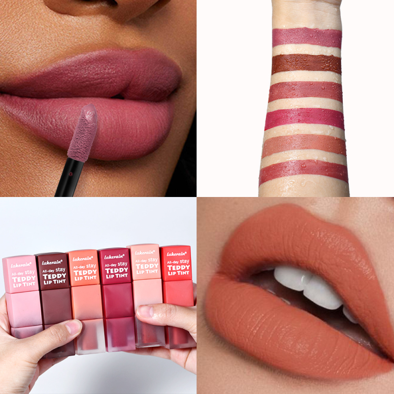 Long-Lasting Waterproof Teddy Lip Gloss Cream Matte Not Easy to Remove Chemical Ingredient Makeup