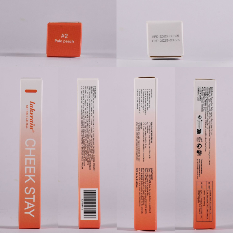 Lakerain Mineral Liquid Blush Pen Cross-Border Silky Long-Lasting Cream Not Easy to Remove Makeup Brightening Complexion