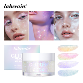 Colorful Waterproof Body Glitter Gel and Liquid Eye Shadow Enhance Night Makeup with Fine Highlighter Beautiful Body Glitter