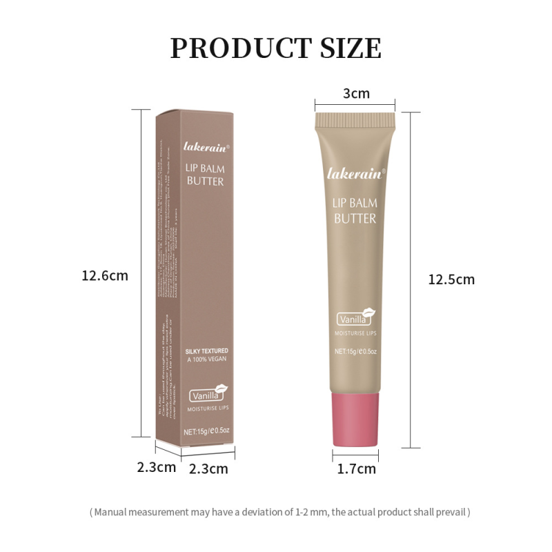High Quality 15g Mineral Cream Lip Balm Fruit Flavored Butter Cross-Border Trade Durable Cute Moisturizing Hydrating Tint