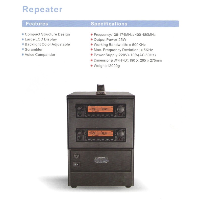 Two Way Radio Manufacturer - OEM Dmr Uhf Vhf Repeater