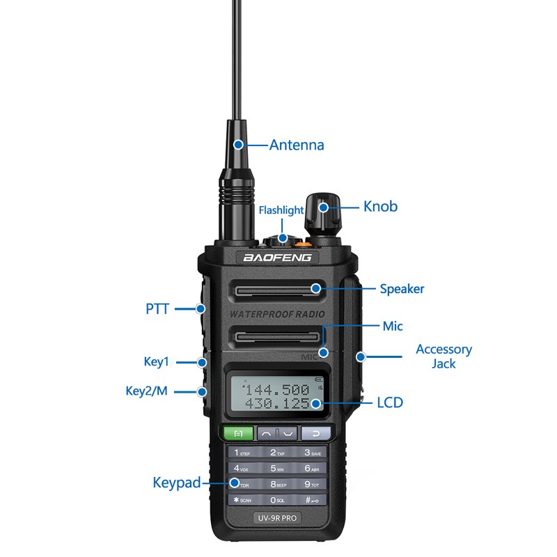 Dual Band Radio Factory - Bulk Waterproof IP67 Ham