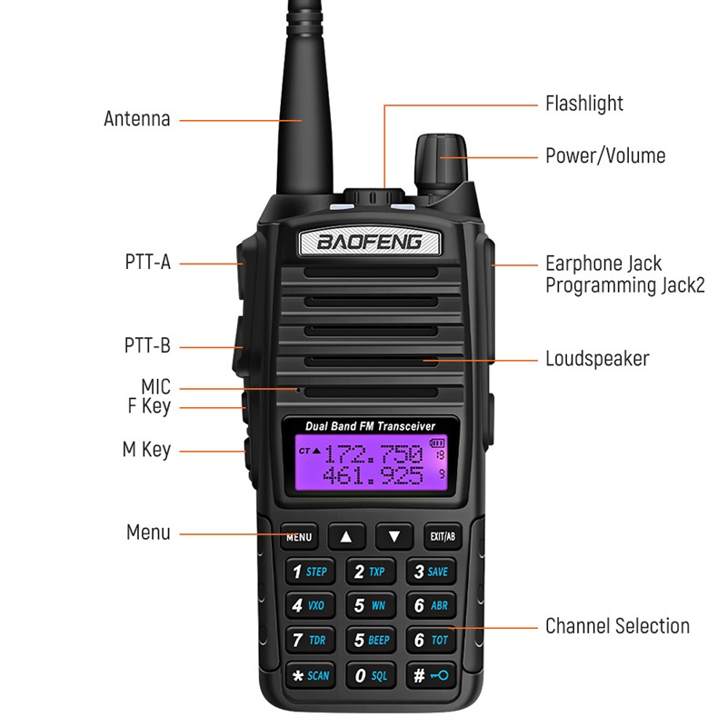 Dual Band Radio Factory - Bulk UHF VHF Long Range Handheld