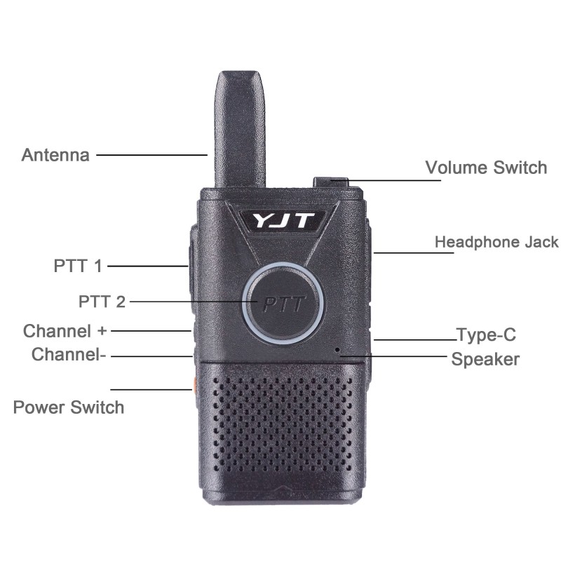 Portable Radio Manufacturer - OEM UHF 3KM Range Two Way