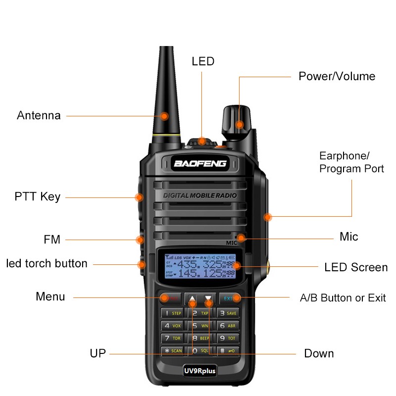 Handheld Radio Supplier - Custom 16CH 3-5km Range